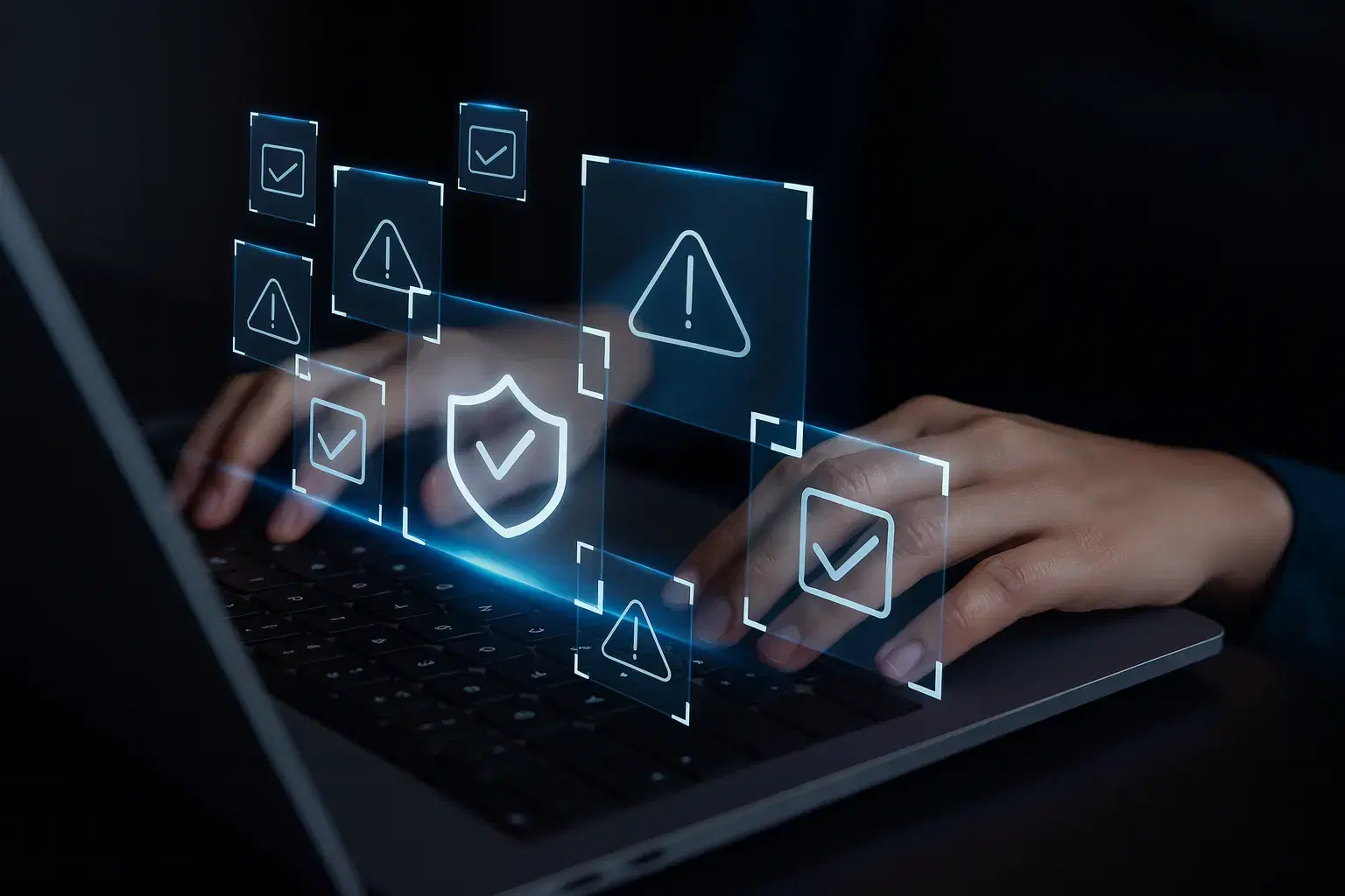 Panel de notificaciones con alertas claras