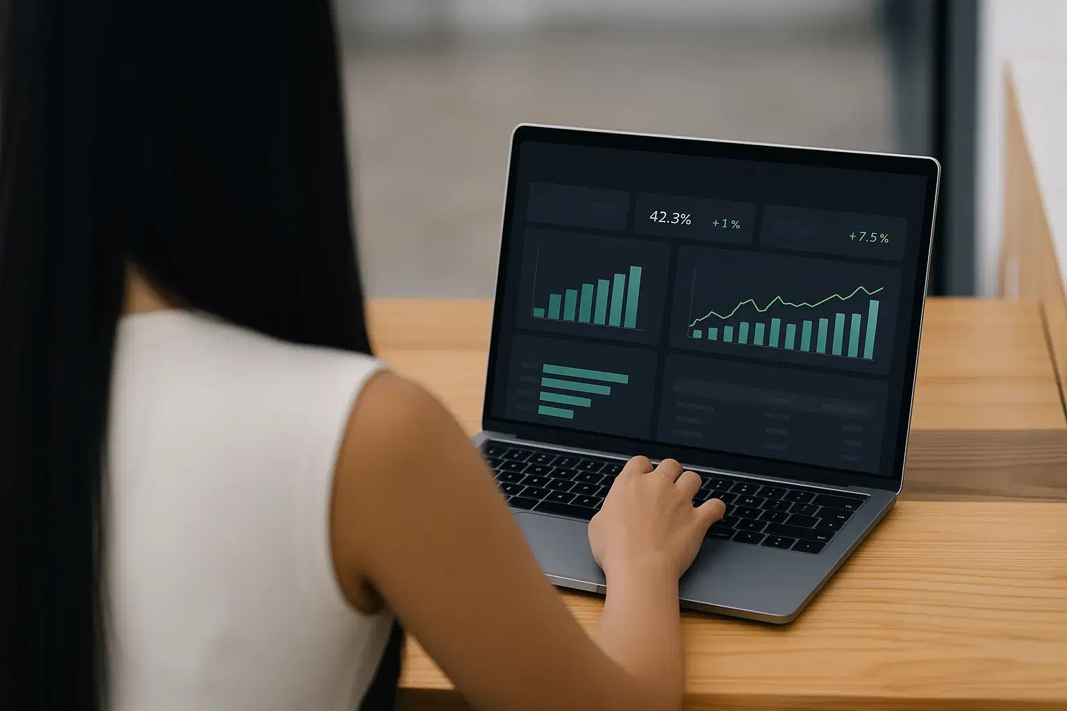 Listado de eventos con íconos y marcas de tiempo